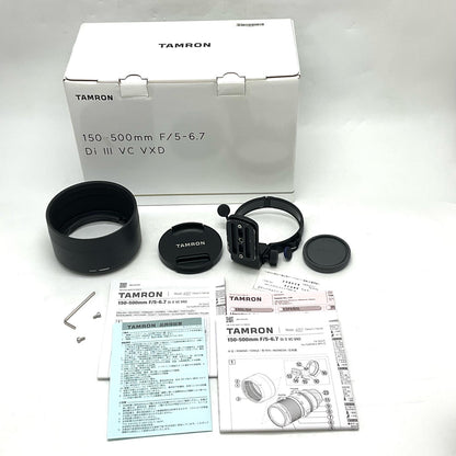 【全額返金保証】【最速発送】TAMRON 150-500mm F/5-6.7 Di III VC VXD (Model A057) 美品 動作確認済