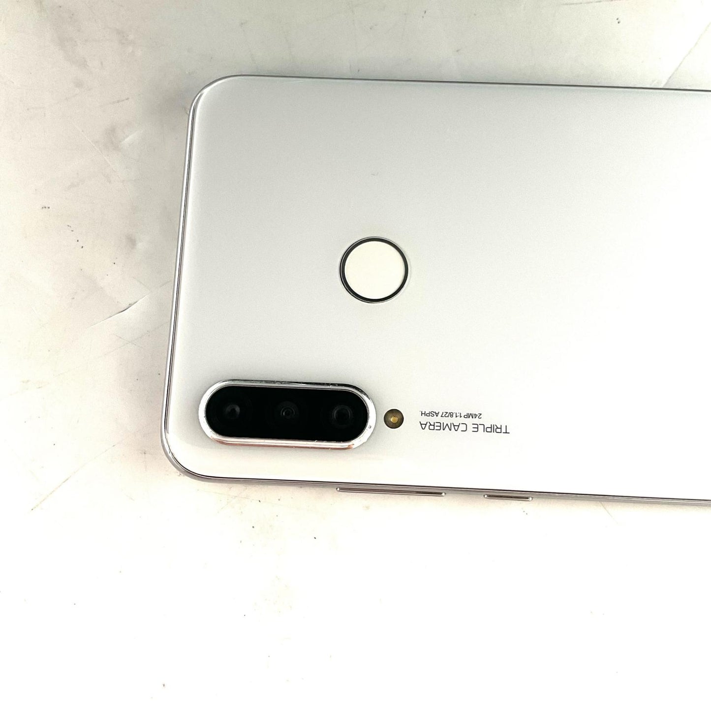 【全額返金保証】【最速発送】Huawei P 30 lite 128GB パールホワイト au HWV33 白ロム 美品 動作確認済