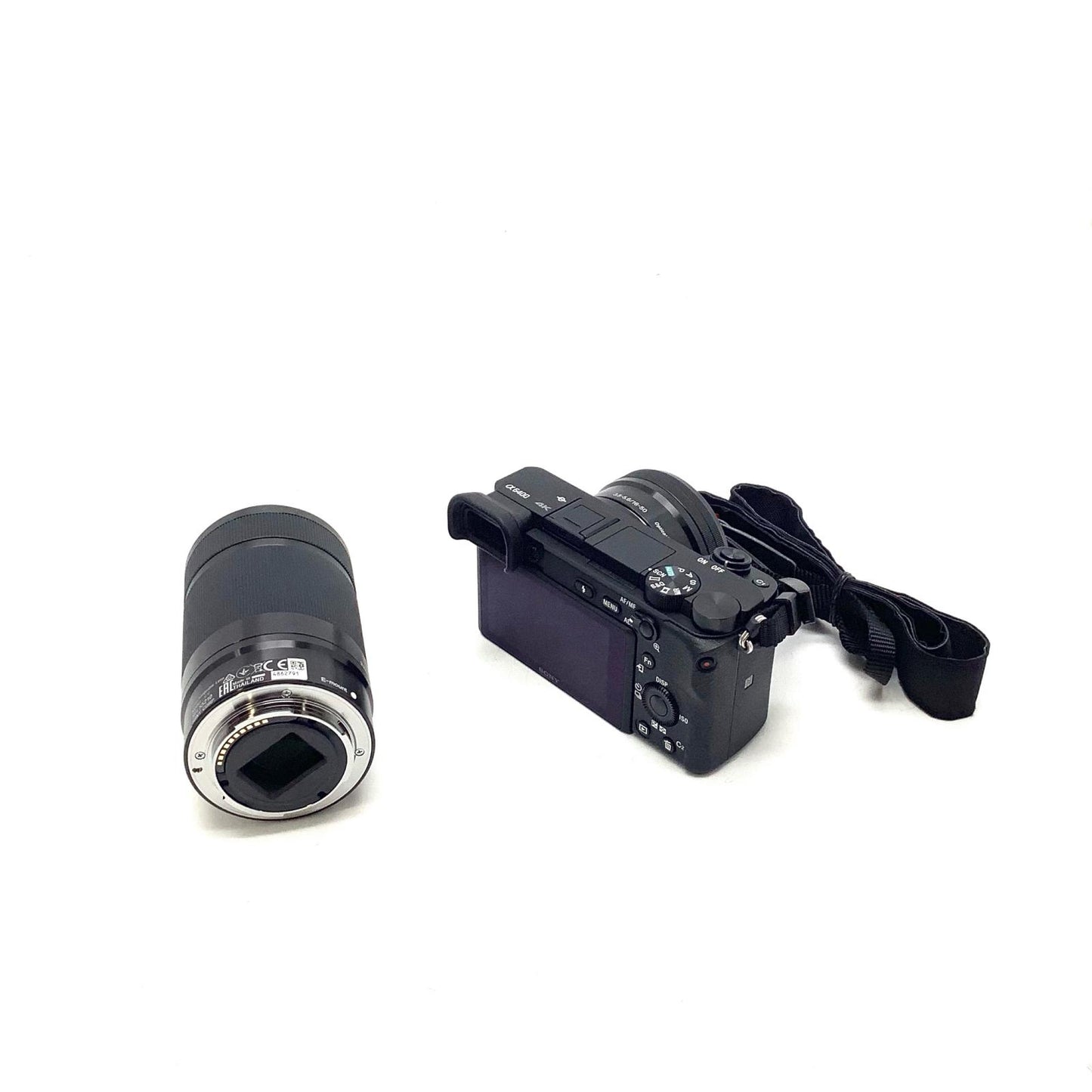 【全額返金保証】【最速発送】Sony デジタル一眼 α6400 ILCE-6400X ダブルズームレンズキット [ブラック] 美品 動作確認済