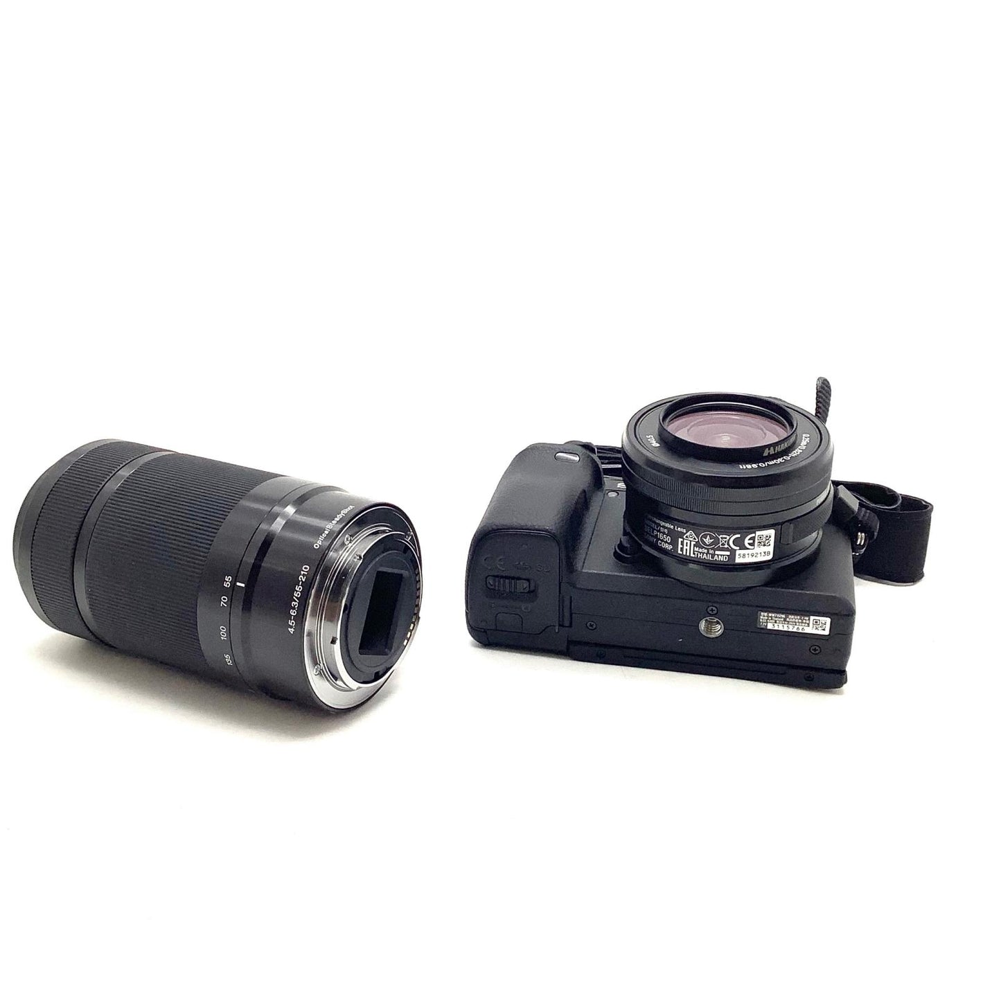 【全額返金保証】【最速発送】Sony デジタル一眼 α6400 ILCE-6400X ダブルズームレンズキット [ブラック] 美品 動作確認済