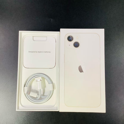 【全額返金保証】【最速発送】Apple iPhone iPhone 13 128GB スターライト docomo 白ロム 動作確認済 72%