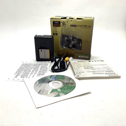 【全額返金保証】【最速発送】FUJIFILM コンパクトデジタルカメラ FinePix F600EXR [ブラック] 動作確認済