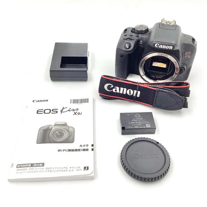 【全額返金保証】【最速発送】Canon デジタル一眼 EOS Kiss X9i ボディ ブラック 美品 動作確認済