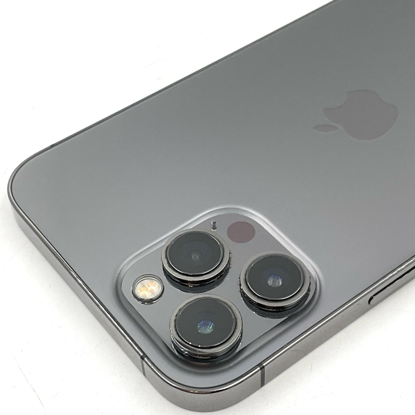 【全額返金保証】【最速発送】Apple iPhone iPhone 12 Pro Max 128GB グラファイト Softbank 白ロム 動作確認済 77%