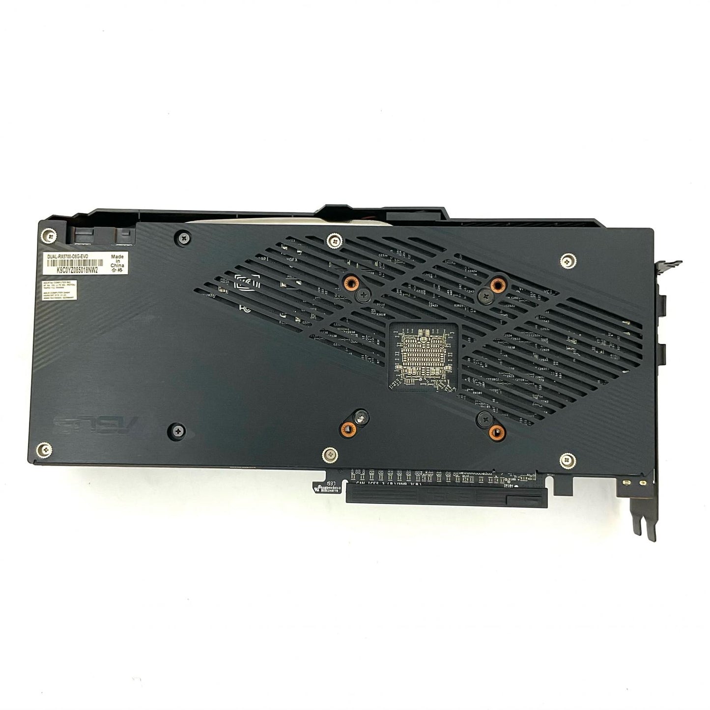 【全額返金保証】【最速発送】ASUS グラフィックボード AMD Radeon RX 5700 DUAL-RX5700-O8G-EVO 美品 動作確認済