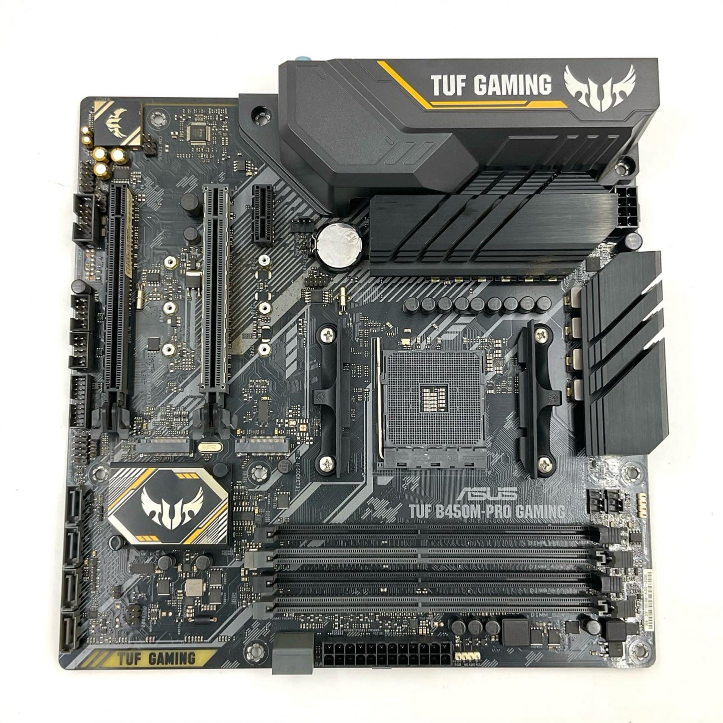 【全額返金保証】【最速発送】ASUS マザーボード MicroATX SocketAM4マザーボード TUF B450M-PRO GAMING 美品 動作確認済