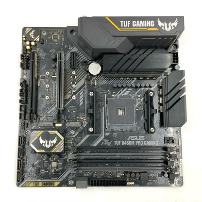 【全額返金保証】【最速発送】ASUS マザーボード MicroATX SocketAM4マザーボード TUF B450M-PRO GAMING 美品 動作確認済