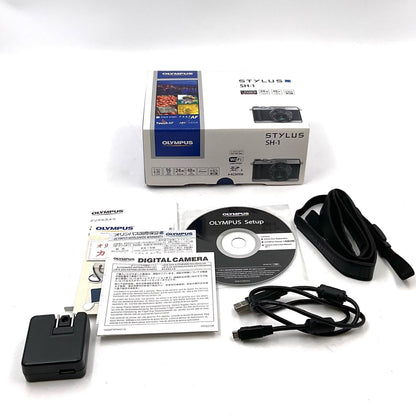 【全額返金保証】【最速発送】OLYMPUS コンパクトデジタルカメラ STYLUS SH-1 動作確認済