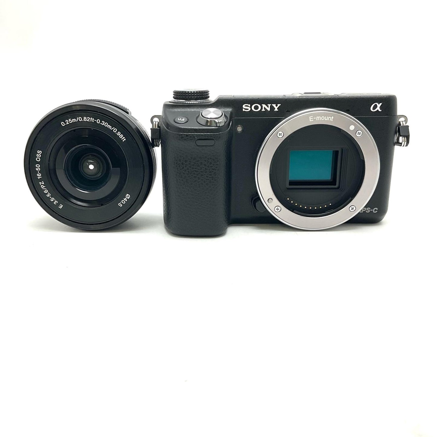 【全額返金保証】【最速発送】Sony デジタル一眼 NEX-6 16-50mm ズームレンズキット ブラック 美品 動作確認済