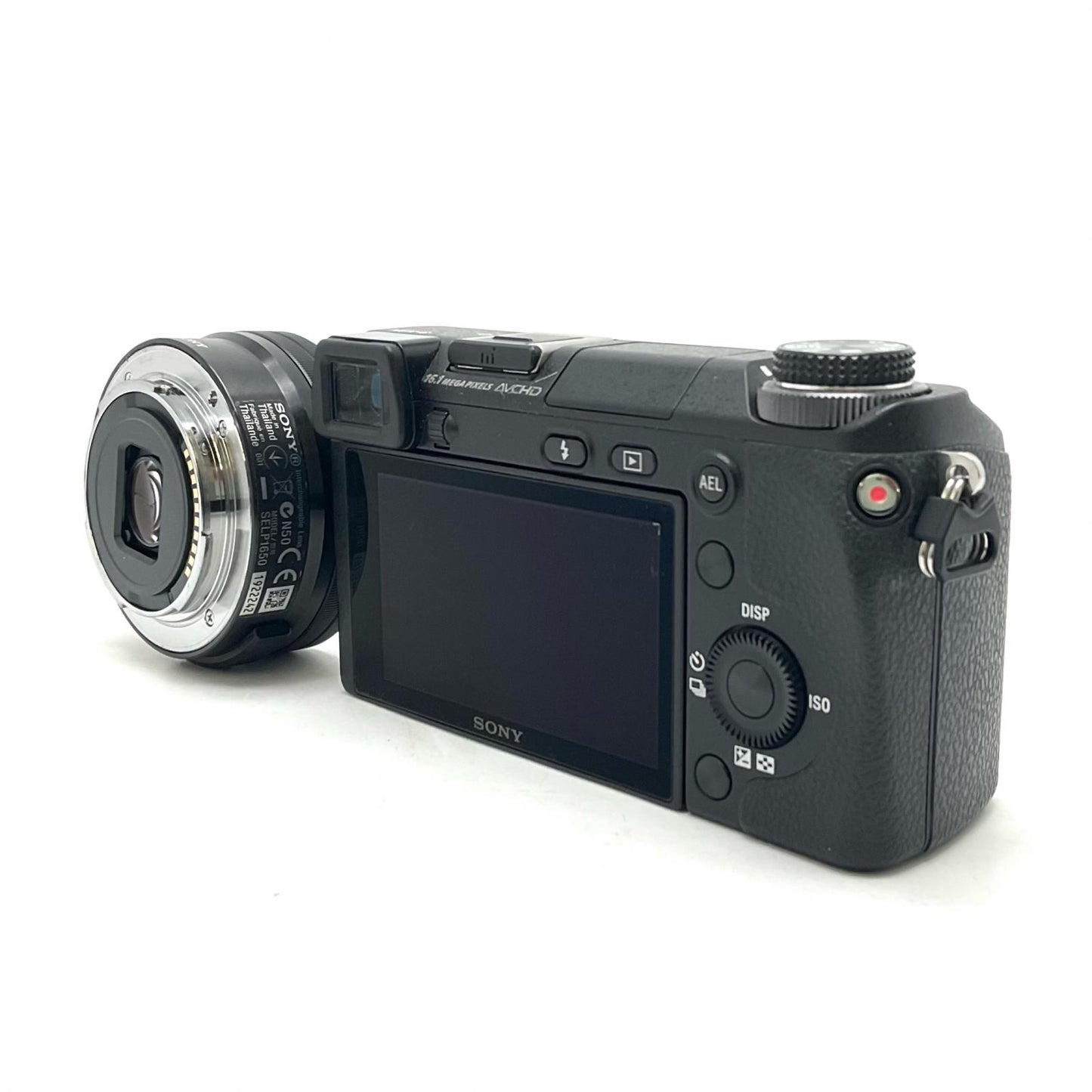 【全額返金保証】【最速発送】Sony デジタル一眼 NEX-6 16-50mm ズームレンズキット ブラック 美品 動作確認済