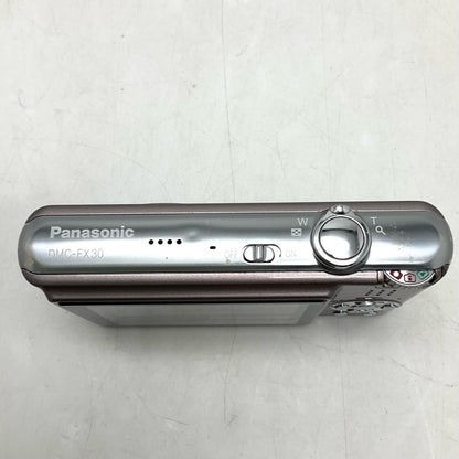 【全額返金保証】【最速発送】Panasonic コンパクトデジタルカメラ LUMIX DMC-FX30 動作確認済