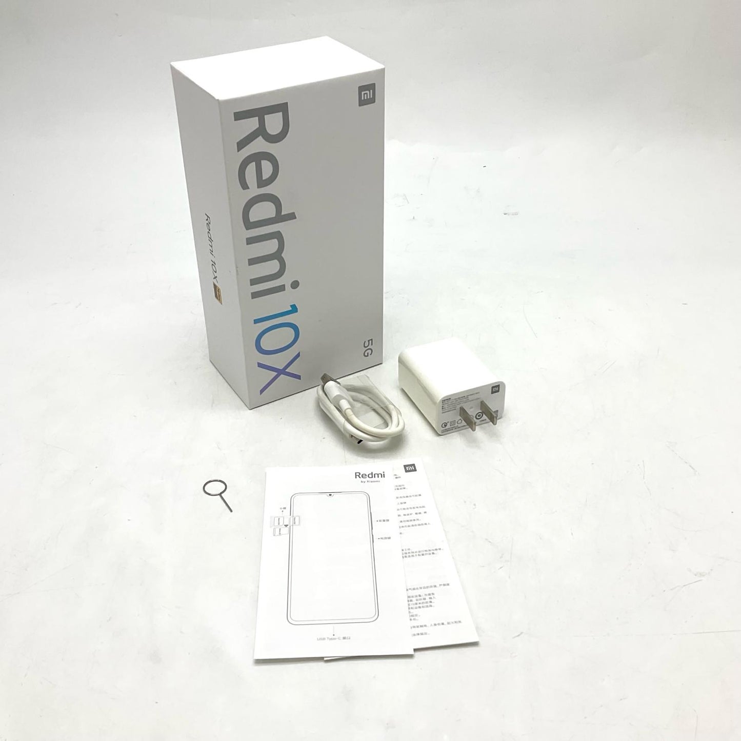 【最速発送】Xiaomi Redmi 10X 5G 128GB ブルー SIMフリー M2004J7AC 白ロム【難有】