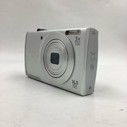 【全額返金保証】【最速発送】Canon デジタル一眼 Powershot A2600HD シルバー 美品 動作確認済