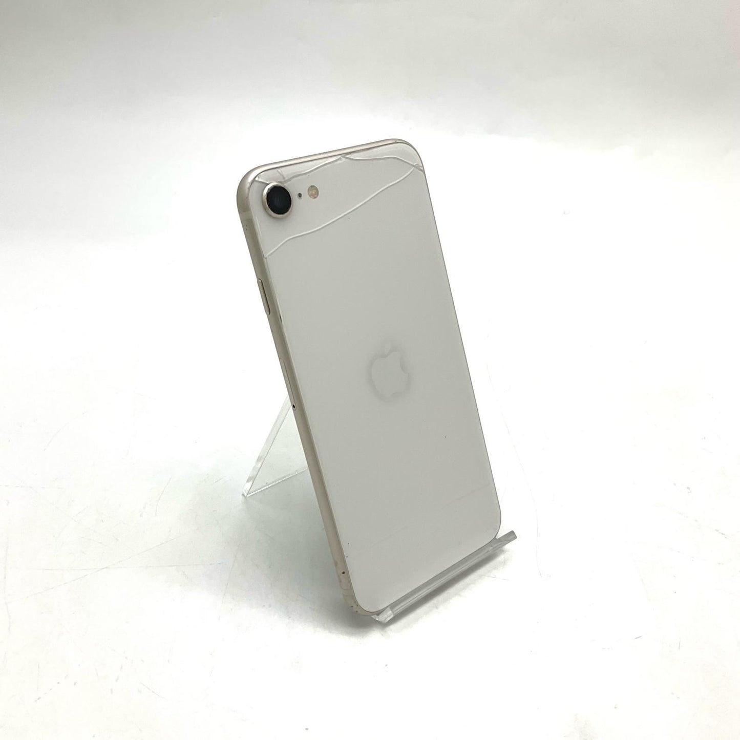 【最速発送】Apple iPhone iPhone SE（第3世代） 64GB スターライト au 白ロム【難有】 87%