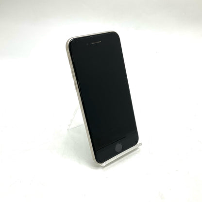 【最速発送】Apple iPhone iPhone SE（第3世代） 64GB スターライト au 白ロム【難有】 87%
