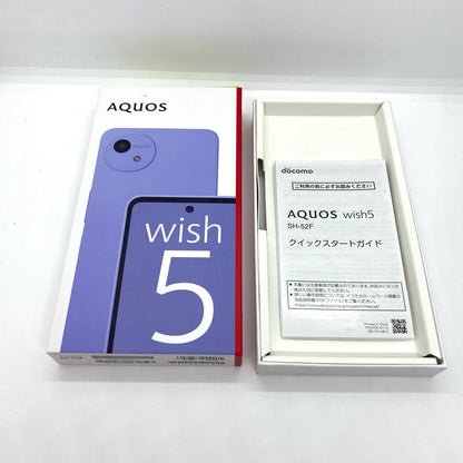【全額返金保証】【最速発送】SHARP AQUOS wish5 64GB SIMフリー SH-52F 白ロム 超美品 動作確認済