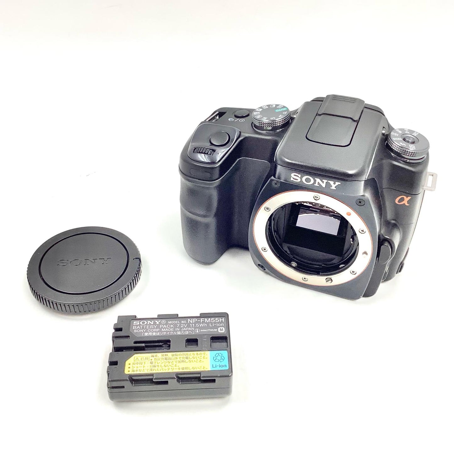 【全額返金保証】【最速発送】Sony デジタル一眼 α100 DSLR-A100 ボディ ブラック 動作確認済