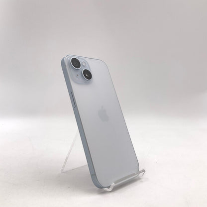 【全額返金保証】【最速発送】Apple iPhone iPhone 15 128GB ブルー au 美品 動作確認済 85%