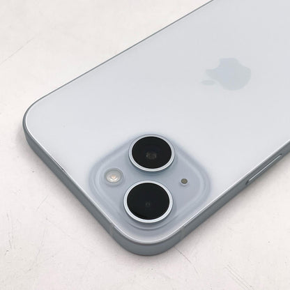 【全額返金保証】【最速発送】Apple iPhone iPhone 15 128GB ブルー au 美品 動作確認済 85%