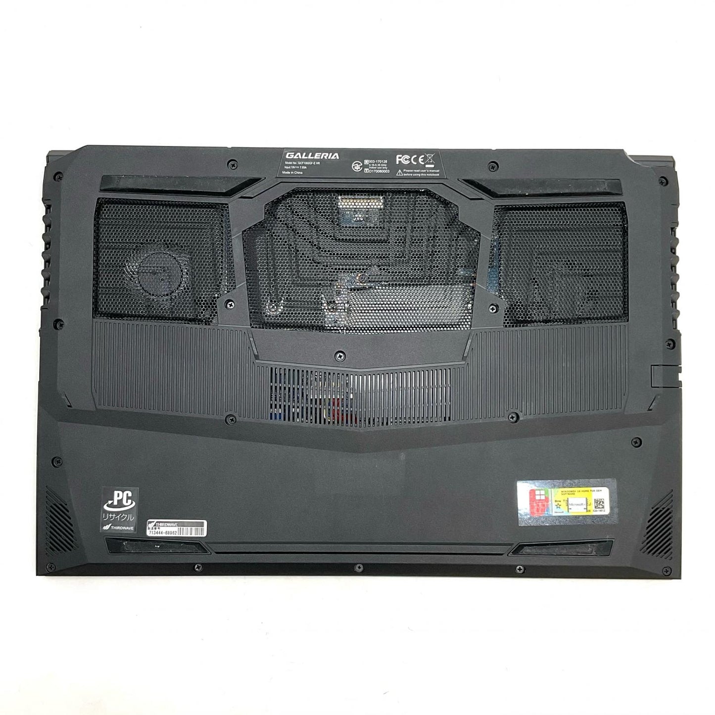 【全額返金保証】【最速発送】ドスパラ GALLERIA GCF1060GF-E Intel(R) Core(TM) i7-8750H CPU @2.20GHz 16GB SSD 256GB HDD 1TB NVIDIA GeForce GTX 1060 100% 美品 動作確認済