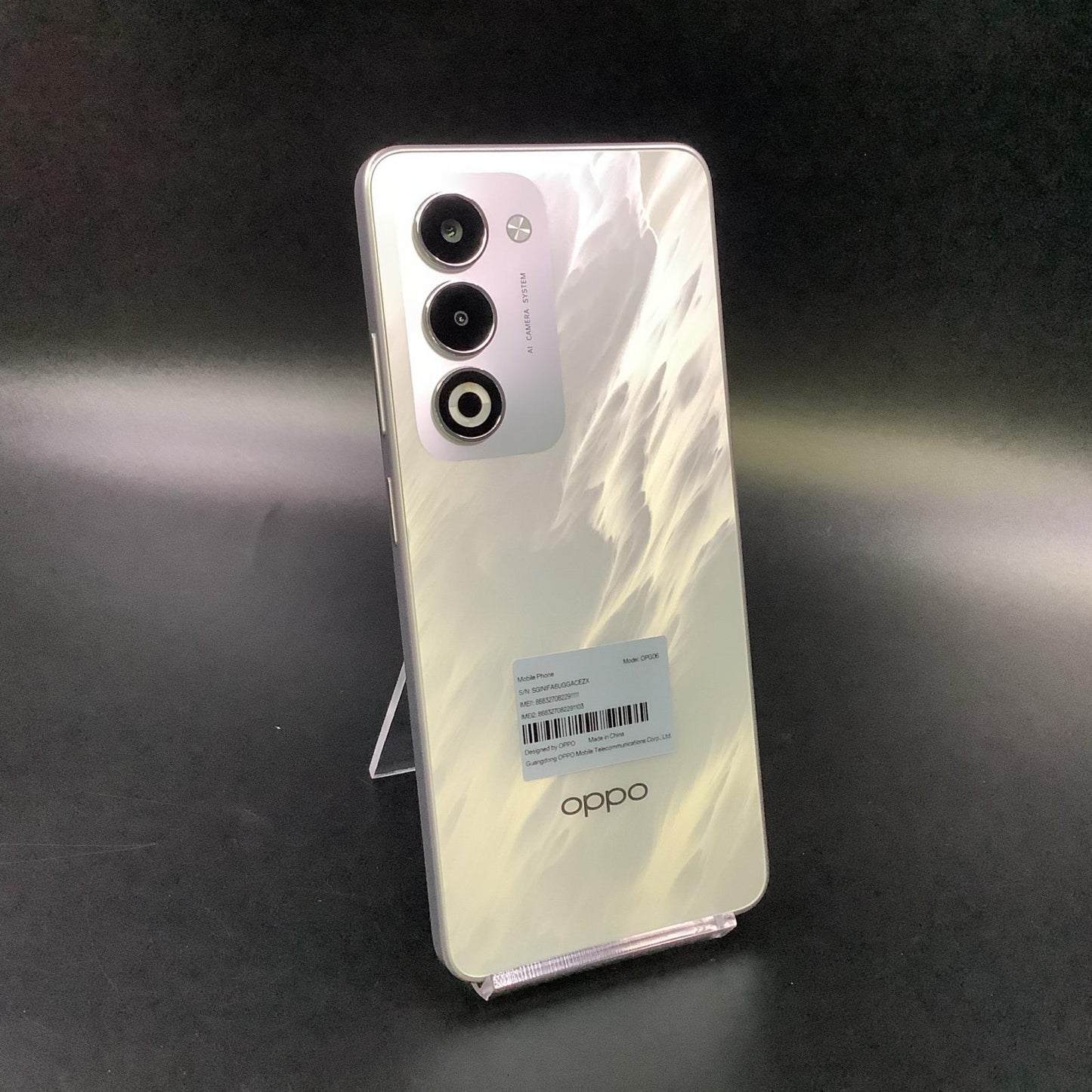 【全額返金保証】【最速発送】OPPO A 5　5G 128GB ホワイト au OPG06 白ロム 超美品 動作確認済