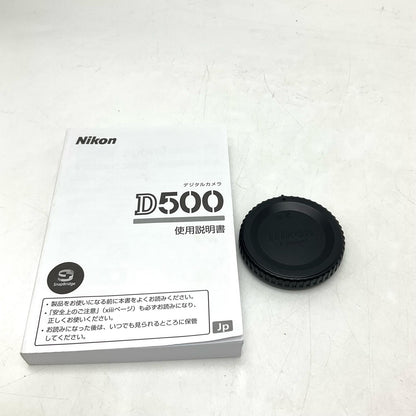 【全額返金保証】【最速発送】Nikon デジタル一眼 D500 ボディ ブラック 美品 動作確認済