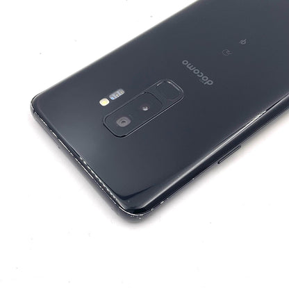 【全額返金保証】【最速発送】SAMSUNG Galaxy S9+ 64GB ブラック docomo SIMフリー SC-03K 白ロム 動作確認済