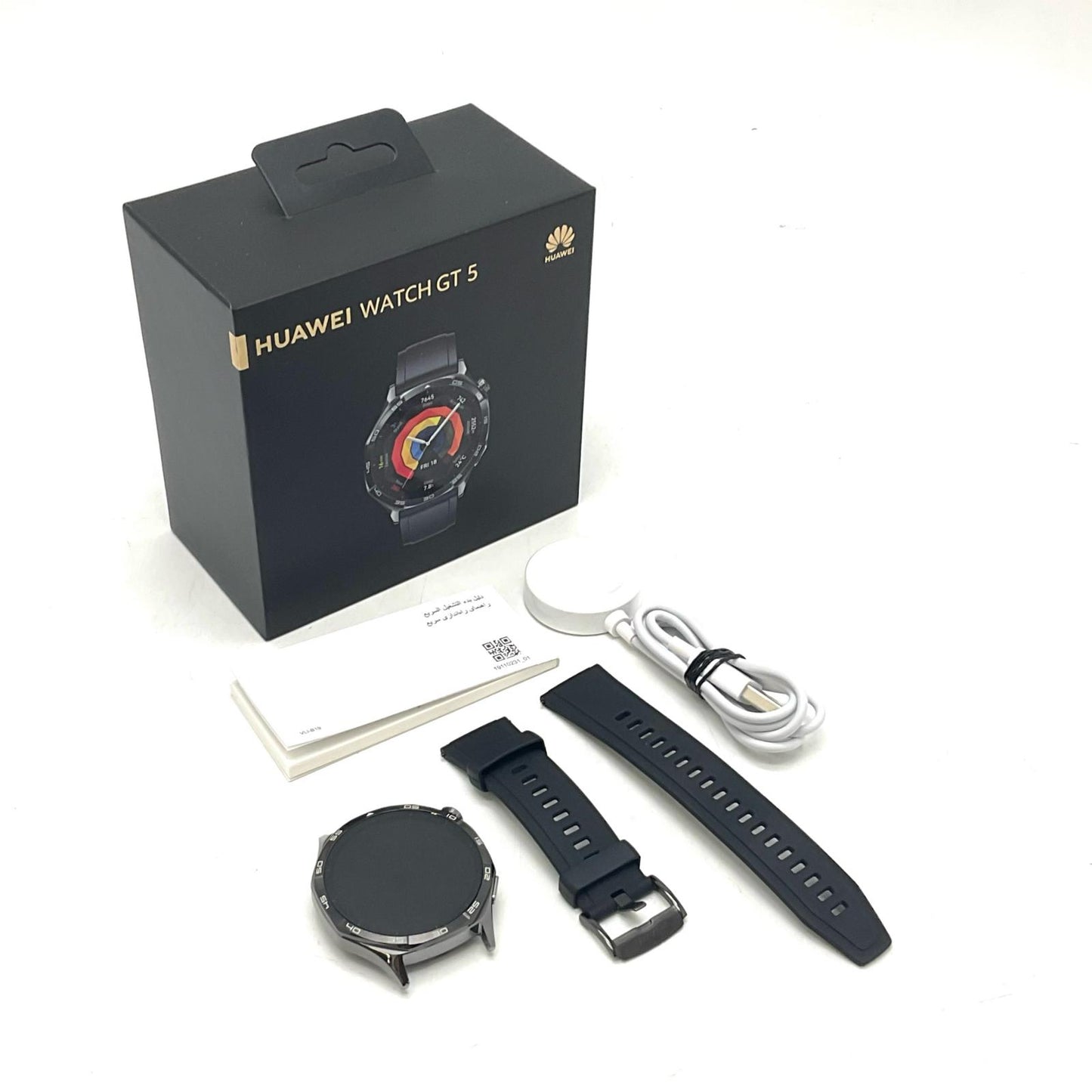 【全額返金保証】【最速発送】HUAWEI HUAWEI WATCH GT 5（46mm） VLI-B19 超美品 動作確認済