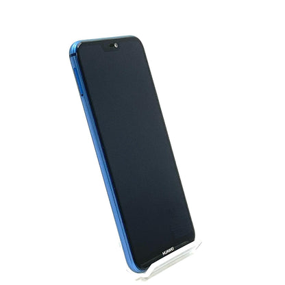 【全額返金保証】【最速発送】Huawei P20 lite 64GB ブルー au HWV32 白ロム 美品 動作確認済