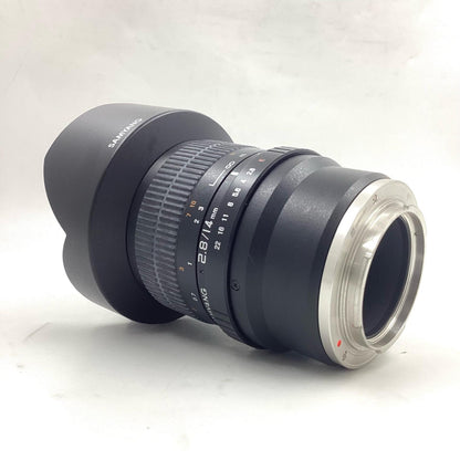 【全額返金保証】【最速発送】SAMYANG 14mm F2.8 ED AS IF UMC [ソニーE用] 動作確認済