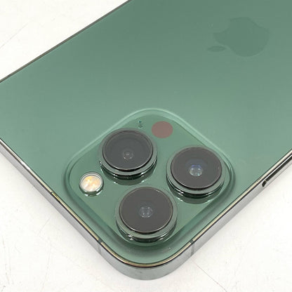 【全額返金保証】【最速発送】Apple iPhone iPhone 13 Pro Max 128GB アルパイングリーン 楽天モバイル SIMフリー 白ロム 動作確認済 83%