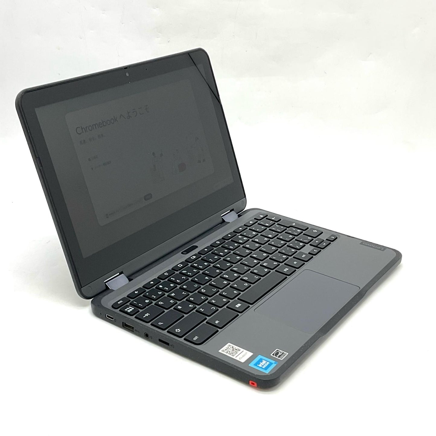 【全額返金保証】【最速発送】Lenovo 500e Chromebook 82JCS0BP00 11.6インチ Celeron N4500 @ 1.10GHz 4GB eMMC 32GB 美品 動作確認済