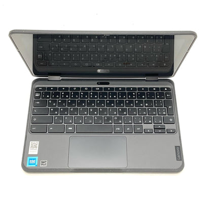 【全額返金保証】【最速発送】Lenovo 500e Chromebook 82JCS0BP00 11.6インチ Celeron N4500 @ 1.10GHz 4GB eMMC 32GB 美品 動作確認済