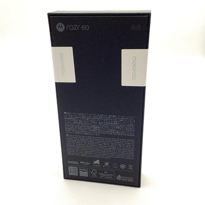 【全額返金保証】【最速発送】Motorola razr 60 512GB ジブラルタルシーネイビー SIMフリー XT2553-8 白ロム 新品未開封 即納OK