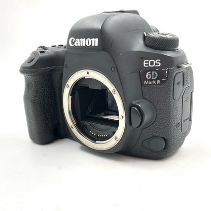 【全額返金保証】【最速発送】Canon デジタル一眼 EOS 6D Mark II ボディ ブラック 美品 動作確認済