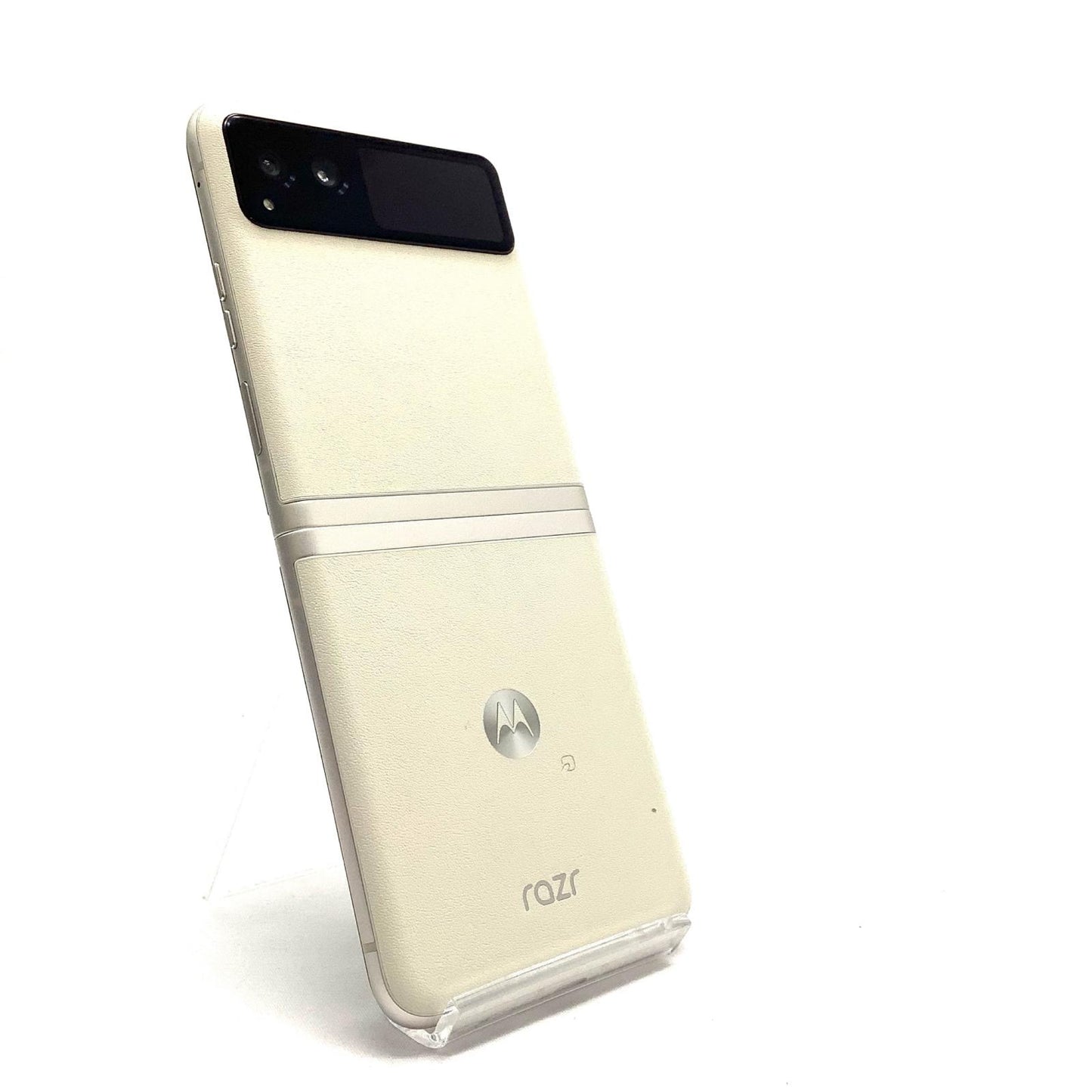 【全額返金保証】【最速発送】Motorola razr 40 256GB バニラクリーム SIMフリー XT2323-4 白ロム 超美品 動作確認済