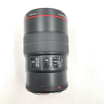 【全額返金保証】【最速発送】Canon EF100mm F2.8L マクロ IS USM 美品 動作確認済