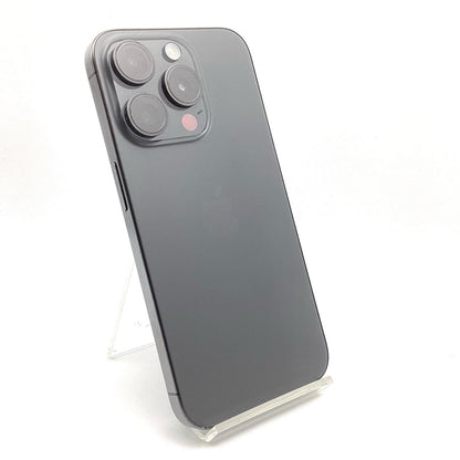 【全額返金保証】【最速発送】Apple iPhone iPhone 15 Pro 256GB ブラックチタニウム SIMフリー 白ロム 美品 動作確認済 87%