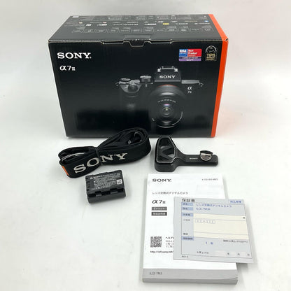 【全額返金保証】【最速発送】Sony デジタル一眼 α7 III ILCE-7M3 ボディ ブラック 動作確認済