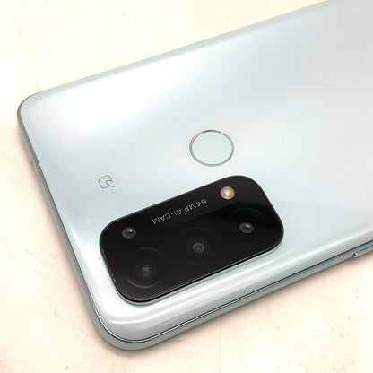 【全額返金保証】【最速発送】OPPO Reno 5A 128GB アイスブルー Softbank SIMフリー A101OP 白ロム 美品 動作確認済