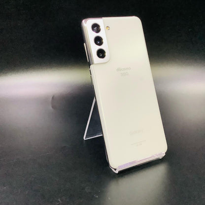 【最速発送】 Galaxy S21 5G 256GB ホワイト系 docomo SIMフリー SC-51B 白ロム【難有】