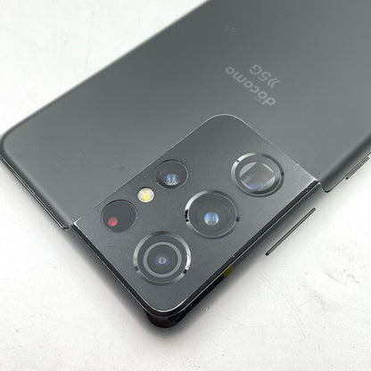 【最速発送】 Galaxy S21 Ultra 5G 256GB ブラック系 docomo SC-52B 白ロム【難有】