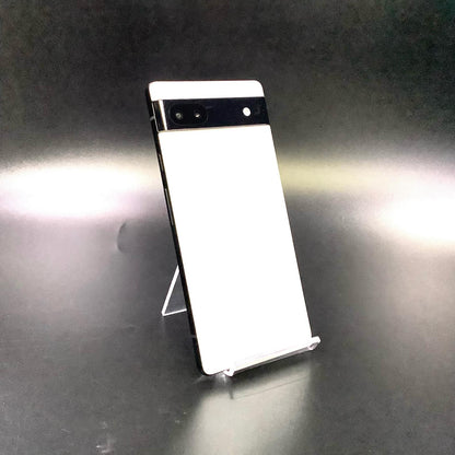 【最速発送】 Google Pixel 6a 128GB ホワイト系 au SIMフリー Pixel 6a 白ロム【難有】