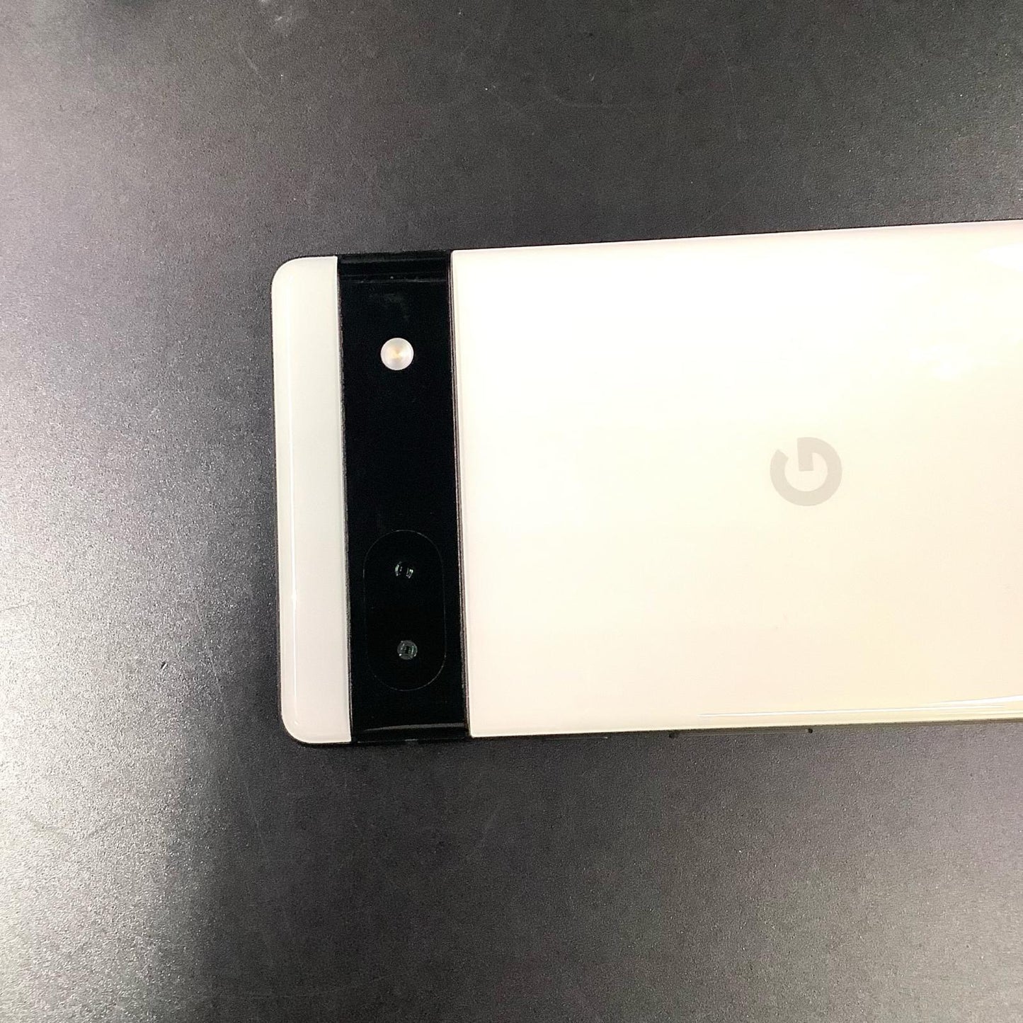 【最速発送】 Google Pixel 6a 128GB ホワイト系 au SIMフリー Pixel 6a 白ロム【難有】