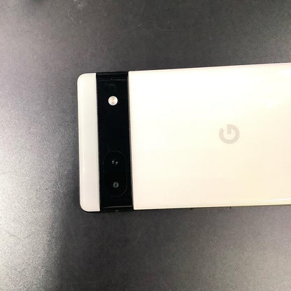 【最速発送】 Google Pixel 6a 128GB ホワイト系 au SIMフリー Pixel 6a 白ロム【難有】