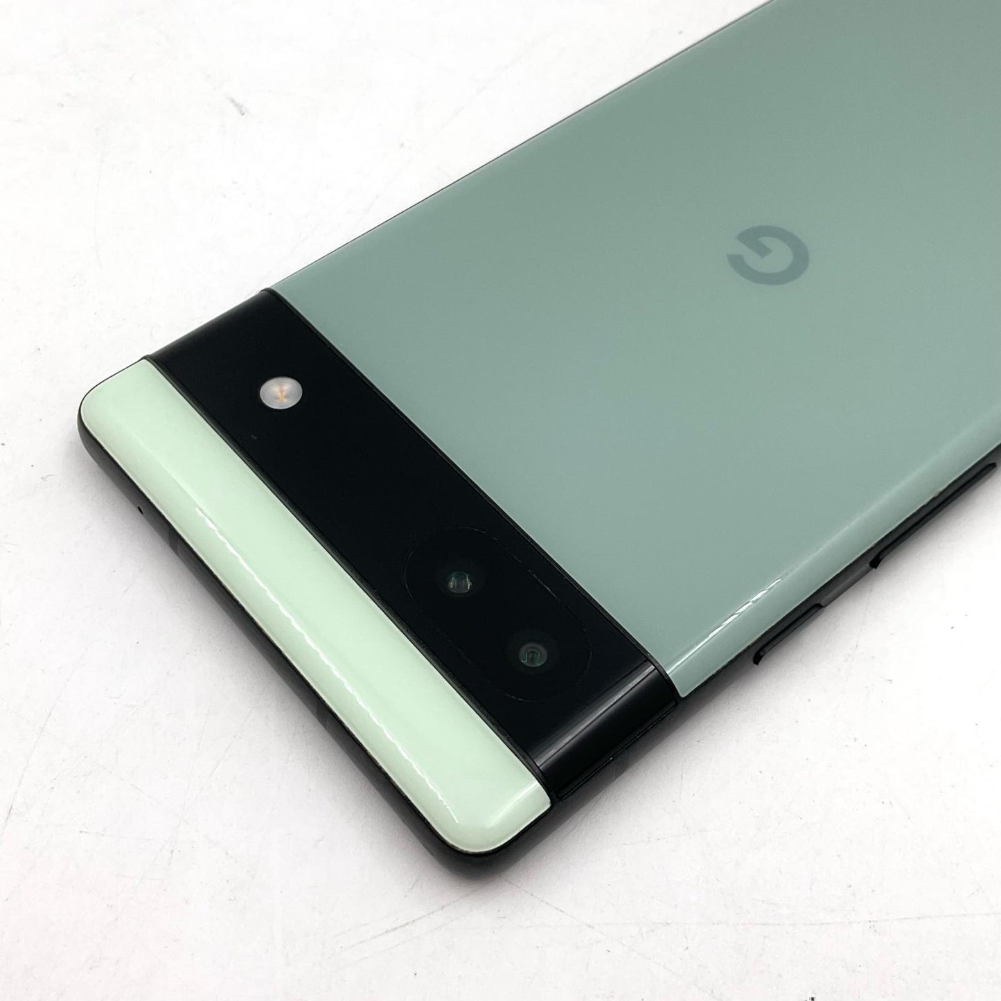【最速発送】 Google Pixel 6a 128GB グリーン系 softbank SIMフリー Pixel 6a 白ロム【難有】
