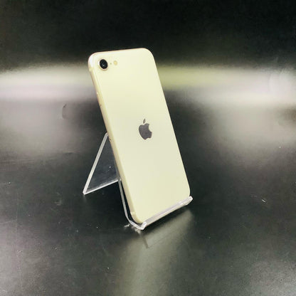 【全額返金保証】【最速発送】Apple iPhone iPhone SE (第3世代) 64GB Starlight au SIMフリー 白ロム 動作確認済 86%