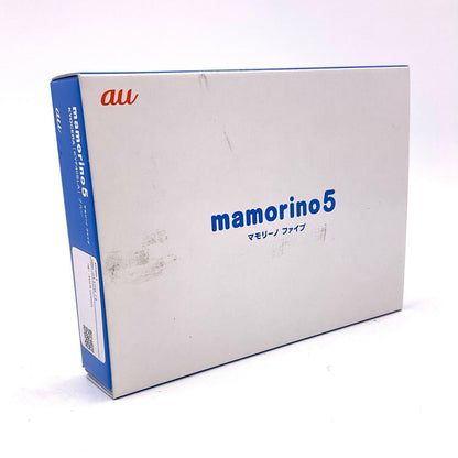 【全額返金保証】【最速発送】 mamorino5 4GB ブルー系 au KYF40 白ロム 新品未開封 即納OK