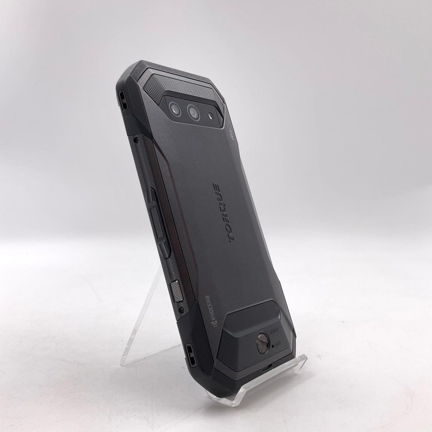 【最速発送】 TORQUE 5G 128GB ブラック系 au KYG01 白ロム【難有】