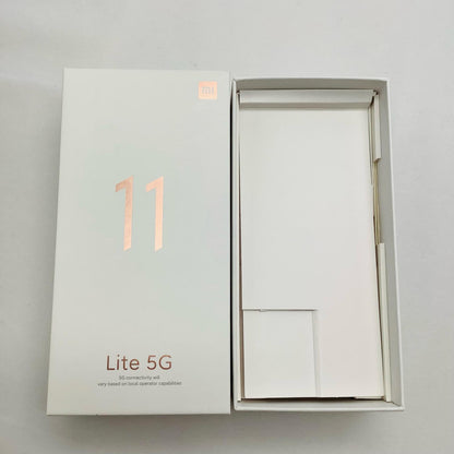 【全額返金保証】【最速発送】Xiaomi Xiaomi Mi 11 Lite 5G 128GB ブラック SIMフリー M2101K9R 白ロム 動作確認済